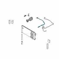 OEM 2004 Infiniti Q45 Hose-Flexible, Low Diagram - 92480-AR215