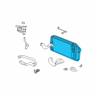 OEM Ford Expedition Radiator Diagram - H2MZ-8005-AC