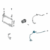 OEM 2004 Scion xB Liquid Line Diagram - 88706-52320