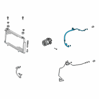 OEM 2005 Scion xA Suction Hose Diagram - 88704-52070