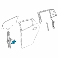 OEM 2021 Chevrolet Malibu Window Motor Diagram - 84198841