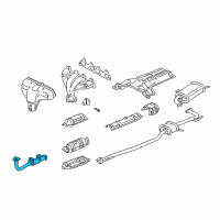 OEM 2000 Honda Accord Pipe A, Exhuast Diagram - 18210-S84-A21