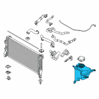 OEM BMW X2 EXPANSION TANK Diagram - 17-13-8-669-928