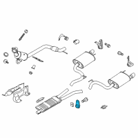 OEM 2022 Ford Mustang Front Bracket Diagram - FR3Z-5A242-A