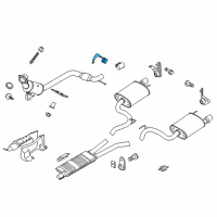 OEM 2019 Ford Mustang Support Bracket Diagram - FR3Z-5A242-B
