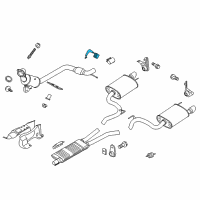 OEM 2022 Ford Mustang Support Bracket Diagram - FR3Z-5A242-B