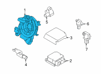 OEM 2021 Ford F-150 COVER AND CONTACT PLATE ASY Diagram - ML3Z-14A664-C