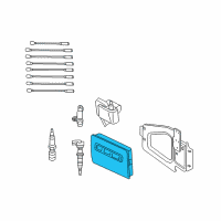 OEM 2003 Dodge Ram 2500 Powertrain Control Module Diagram - RL028768AG