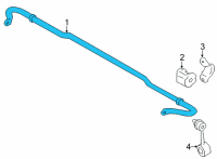 OEM 2017 Toyota 86 Stabilizer Bar Diagram - SU003-06461