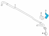 OEM 2017 Toyota 86 Bushing Bracket Diagram - SU003-00397