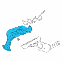 OEM 2015 Ford Mustang Exhaust Manifold Diagram - FR3Z-9430-A