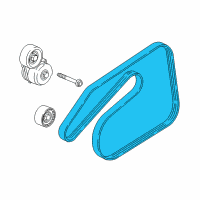 OEM 2016 Buick Cascada Serpentine Belt Diagram - 55569810