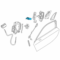 OEM 2019 BMW i8 One-Key Locking Diagram - 51-21-7-242-354