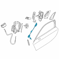 OEM BMW i8 Door Hinge, Top Left Diagram - 51-00-7-312-701