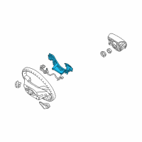 OEM 2013 Hyundai Genesis Coupe Steering Remote Control Switch Assembly Diagram - 96720-2M000