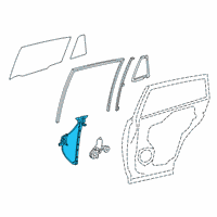 OEM 2021 Toyota RAV4 Prime Window Regulator Diagram - 69803-42062