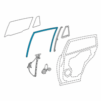 OEM Toyota RAV4 Run Channel Diagram - 68152-0R051