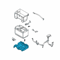 OEM 2020 Kia Soul Tray Assembly-Battery Diagram - 37150K0000