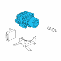 OEM 2000 Honda Accord Modulator Assembly Diagram - 57110-S84-A51RM