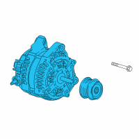 OEM 2018 Cadillac CT6 Alternator Diagram - 84195661