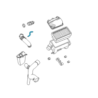 OEM 2001 Saturn LW200 Hose, Pcv Diagram - 12575508