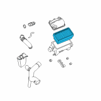 OEM 2000 Saturn LW1 Filter Element Diagram - 90571362