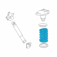 OEM Lexus RX450h Spring, Coil, RR Diagram - 48231-48571