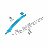 OEM Chrysler Sebring Pillar Panels Diagram - MR621731