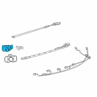 OEM 2020 Lexus NX300h Sensor, Ultrasonic Diagram - 89341-33220-E6