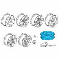 OEM Acura MDX Disk, Wheel (17X4T) Diagram - 42700-TZ5-A41