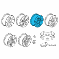 OEM Acura MDX Disk (19X8J) Diagram - 42700-TZ5-A12