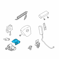 OEM 2012 Nissan Murano Sensor-Side AIRBAG Center Diagram - K8820-1GR1A