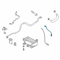 OEM Kia Telluride Oxygen Sensor Assembly, Front Right Diagram - 392103L100