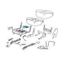 OEM 2018 Buick Enclave Seat Cushion Heater Diagram - 13595148