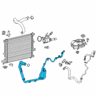 OEM 2015 Chrysler 200 Hose-Radiator Outlet Diagram - 68104981AD