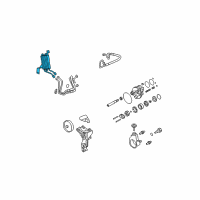 OEM 2008 Hummer H2 Cooler Kit, P/S Fluid Diagram - 26095266