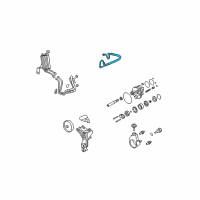 OEM Hummer Hose Asm-P/S Gear Inlet Diagram - 25975792