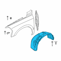 OEM 2020 Ram 2500 WHEELHOUSE Diagram - 68361450AB