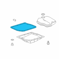 OEM Toyota Sienna Pan Gasket Diagram - 35168-21011