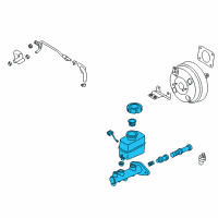 OEM 2004 Kia Amanti Cylinder Assembly-Brake Diagram - 585103F000