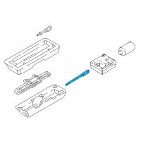 OEM 2019 Ford EcoSport Wrench Diagram - FN1Z-17032-A