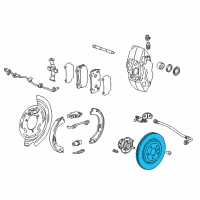 OEM 2015 Chevrolet Corvette Rotor Diagram - 20981824