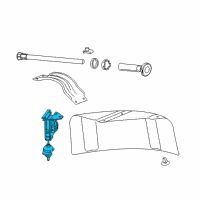 OEM 2022 Chevrolet Colorado Carrier Diagram - 23453702