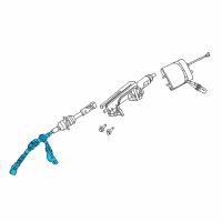 OEM Dodge Shaft-Steering Column INTERMEDIAT Diagram - 5057539AH