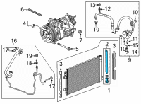 OEM 2022 Cadillac XT4 Drier Diagram - 84690764