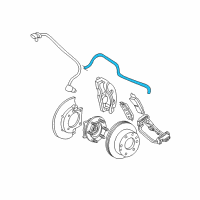 OEM Cadillac Hose Asm, Front Brake Diagram - 19366695