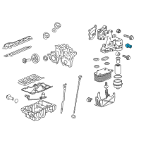 OEM 2013 Chevrolet Camaro Sensor Asm-Engine Oil Pressure Diagram - 12674782