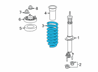 OEM 2021 Ford F-150 Coil Spring Diagram - JL3Z-5310-N