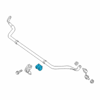 OEM 2018 Nissan Titan XD BUSHING STABILIZER Diagram - 54613-EZ60C