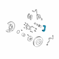 OEM 2006 Scion xA Caliper Mount Diagram - 47721-52170